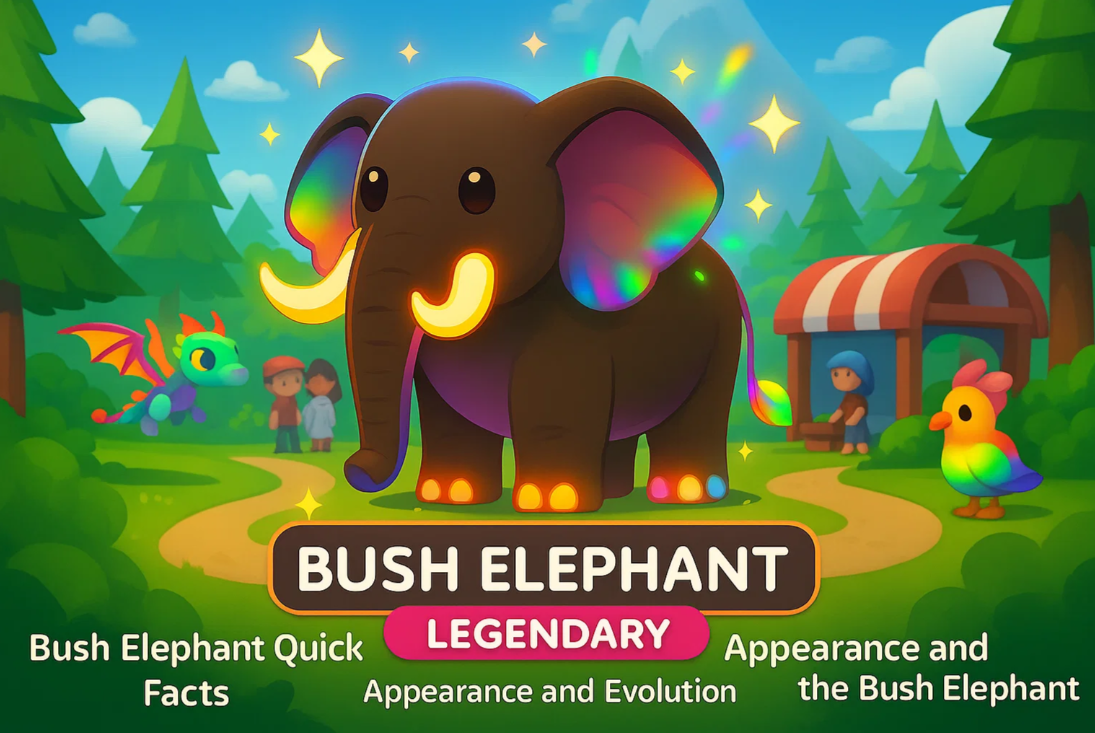 The Rare and Exotic Bush Elephant in Adopt Me Pets: A Collector’s Dream