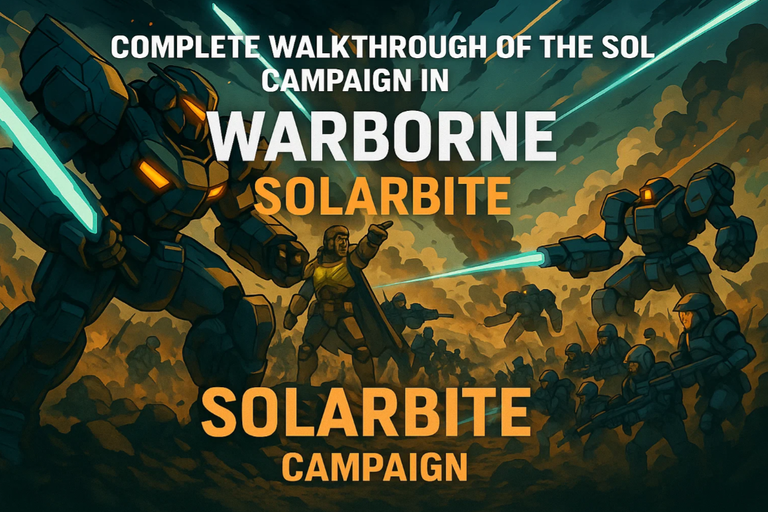 Complete Walkthrough of the Solarbite Campaign in Warborne Solarbite