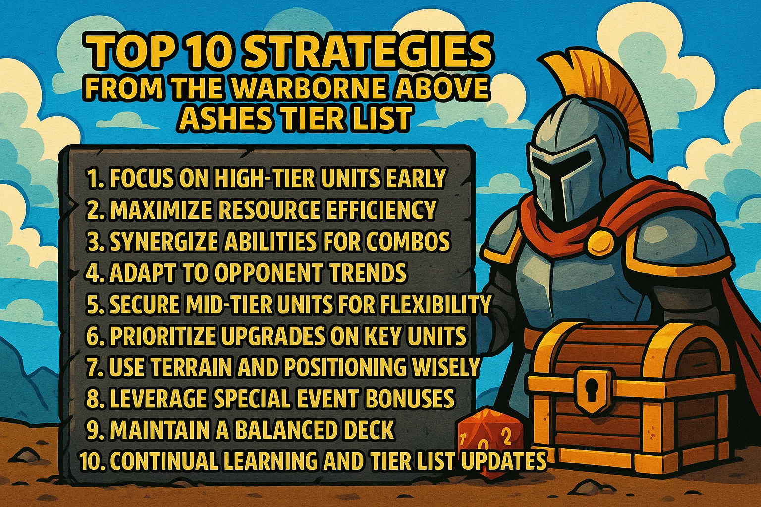Top 10 Strategies from the Warborne Above Ashes Tier List