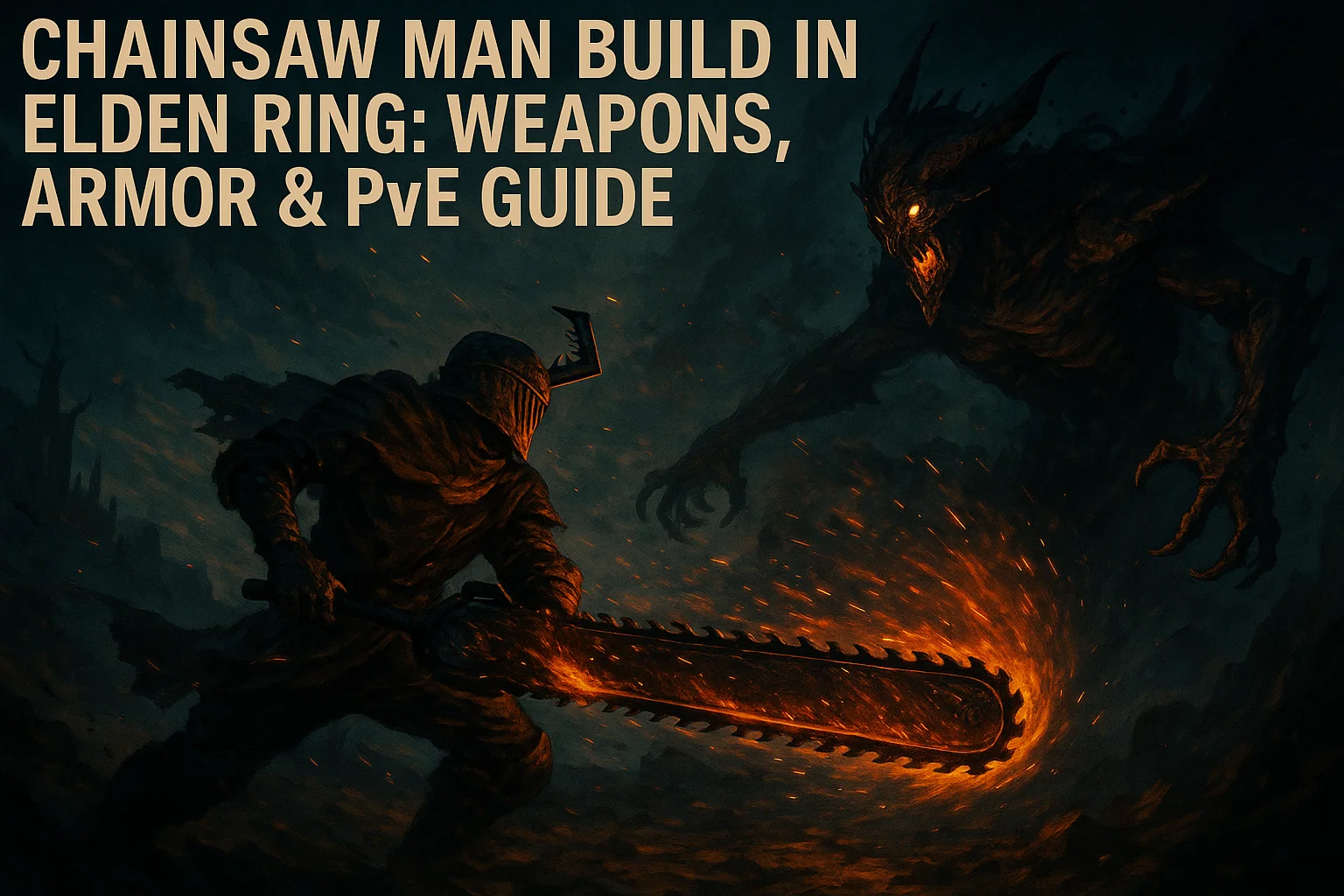 Chainsaw Man Build in Elden Ring: How to Turn Denji Into a Monster